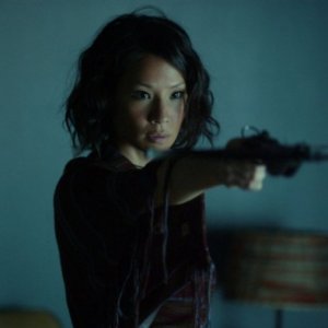 Lucy Liu in una scena del film Rise: Blood Hunter