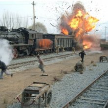 Una scena del film The Children of Huang Shi