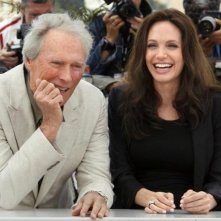 Cannes 2008 Angelina Jolie E Clint Eastwood Al Photocall Per La Promozione Di Changeling 61031