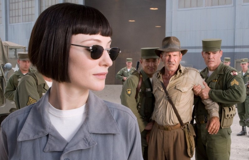 Cate Blanchett E Harrison Ford In Una Scena Del Film Indiana Jones E Il Regno Del Teschio Di Cristallo 61157