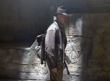 Harrison Ford in una scena del film Indiana Jones e il regno del Teschio di cristallo, quarto capitolo della saga