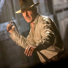 il fascinoso Harrison Ford in una scena del film Indiana Jones e il regno del Teschio di cristallo
