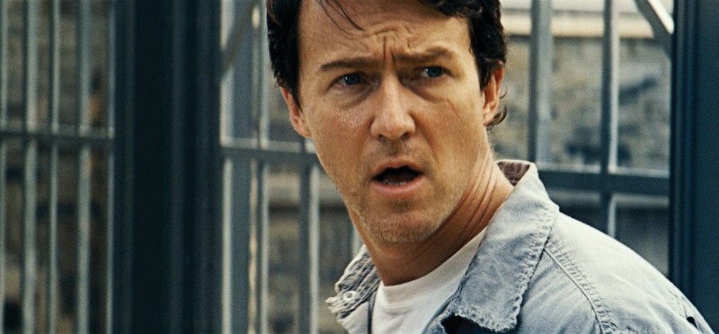 Edward Norton in una scena del film L'incredibile Hulk