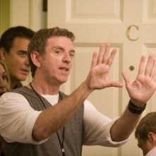 Il regista Michael Patrick King sul set del film di Sex and the City