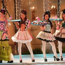 Skyler Shaye, Logan Browning, Janel Parrish e Nathalia Ramos in una scena di Bratz: The Movie
