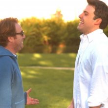 Mike Binder e Ben Affleck sul set del film Man About Town