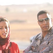 Una scena del film Corazones de mujer