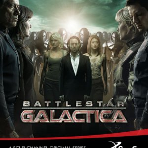 La locandina della Stagione 3 di Battlestar Galactica