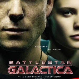 Una  locandina per la Stagione 2 di Battlestar Galactica