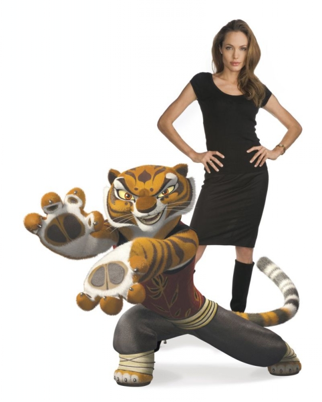 Angelina Jolie Voce Della Tigre In Una Foto Promozionale Del Film Kung Fu Panda 78776