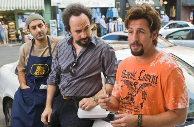 Ben Wise, Robert Smigel e Adam Sandler in una scena di Zohan