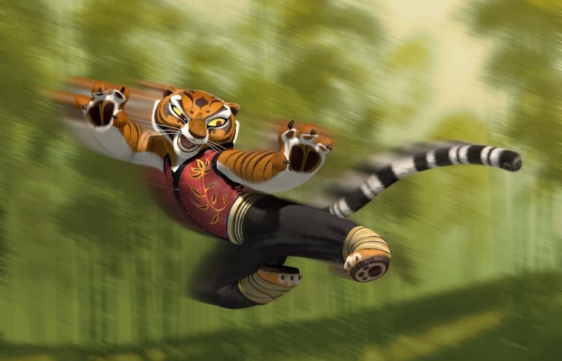 Un Immagine Della Tigre Tratta Dal Cartoon Kung Fu Panda 78765