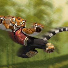 Un'immagine della tigre tratta dal cartoon Kung Fu Panda