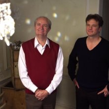 L'attore inglese Jim Broadbent e Colin Firth in una scena del film And When Did You Last See Your Father?