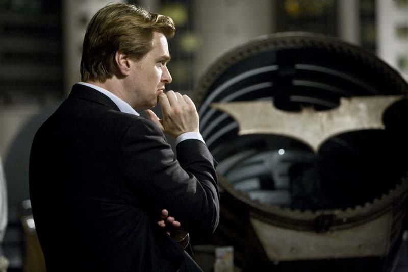 Il Regista Christopher Nolan Sul Set Del Film Il Cavaliere Oscuro 78960