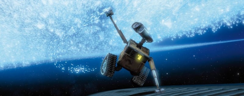 Una sequenza del film Wall-E