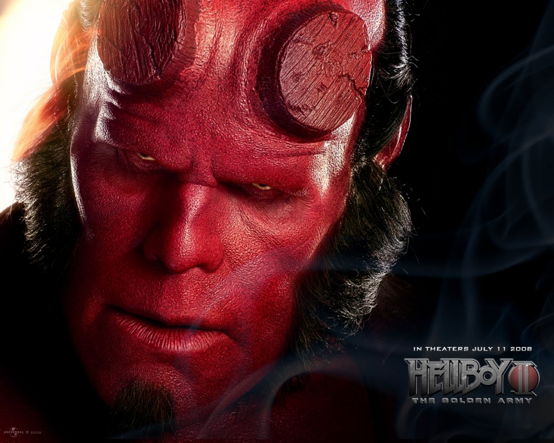 Un Wallpaper Di Hellboy 2 Con Ron Perlman 78935