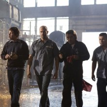 Jason Statham in una sequenza di Death Race