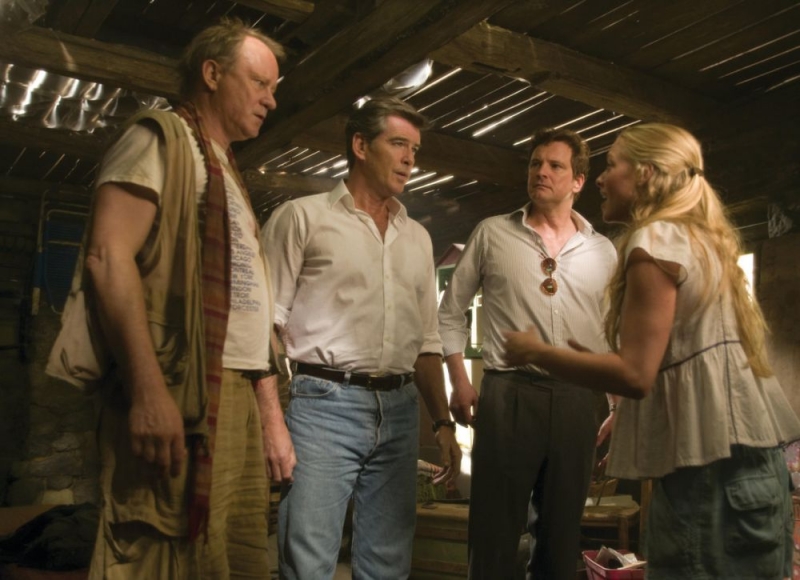 Stellan Skarsgard Pierce Brosnan Colin Firth E Amanda Seyfried In Una Scena Del Musical Mamma Mia 79193