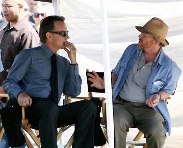 Tom Hanks E Ron Howard A Roma Sul Set Di Angeli E Demoni 79184
