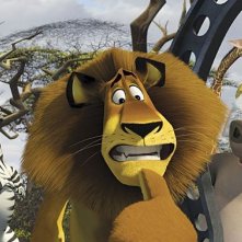 Una scena di gruppo tratta dal film Madagascar 2 - Via dall'isola