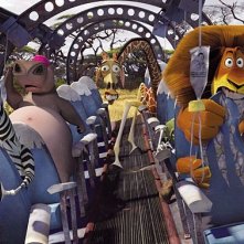 Una scena del film d'animazione Madagascar 2 - Via dall'isola