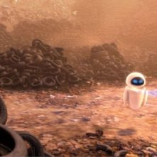 Un'immagine tratta dal film Wall-E, nuova attesissima pellicola della Pixar