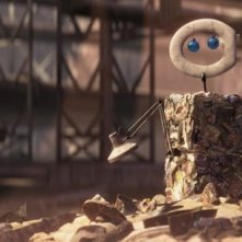 Un'immagine tratta dal film Wall-E, nuovo lavoro degli studi Pixar