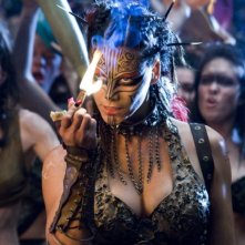 Lee-Anne Liebenberg in una scena del film Doomsday