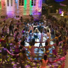 Una scena del musical Mamma Mia!
