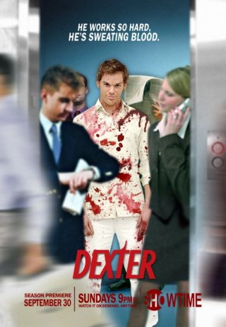 Una locandina della serie tv Dexter