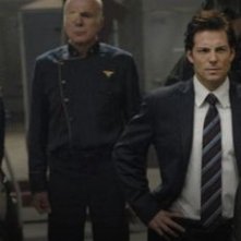 Edward James Olmos Michael Hogan Jamie Bamber E Lucy Lawless Nell Episodio Revelations Di Bsg 79596