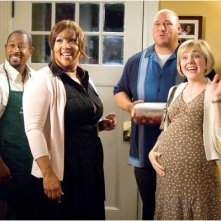 Martin Lawrence, Kym Whitley, Will Sasso e Geneva Carr in una scena del film College Road Trip