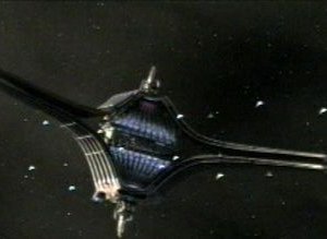 Una scena dell'episodio 'The Hub' della quarta stagione di Battlestar Galactica