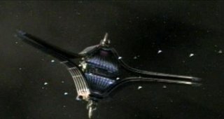 Una scena dell'episodio 'The Hub' della quarta stagione di Battlestar Galactica
