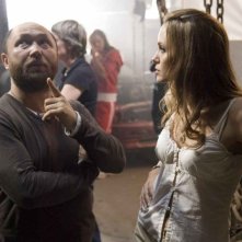 Timur Bekmambetov con Angelina Jolie sul set di 'Wanted'