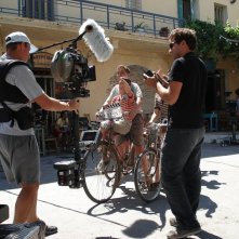 Una foto dal set del film Uranya