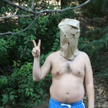 Una scena del film Baghead