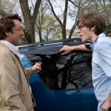 John Cusack e il regista James C. Strouse sul set del film Grace is Gone