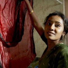 Tannishtha Chatterjee in una scena del film Brick Lane