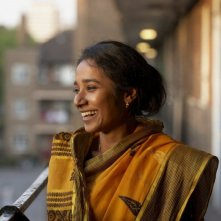 Tannishtha Chatterjee in una scena del film Brick Lane
