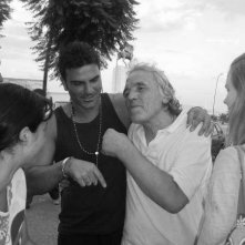 Salvatore Ruocco con il regista Abel Ferrara sul set di Napoli Napoli Napoli