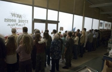 Una scena del film The Mist