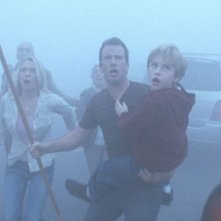 Una scena drammatica del film The Mist