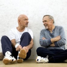 Ben Kingsley e Dennis Hopper in una scena del film Elegy