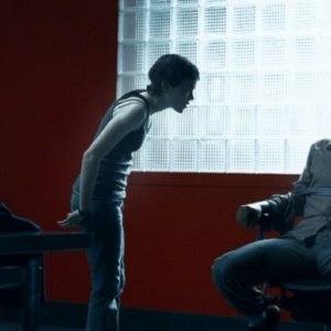 Ellen Page e Patrick Wilson in una suggestiva scena del film Hard Candy
