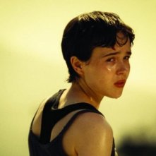 Ellen Page in una scena drammatica del film Hard Candy