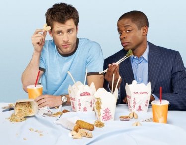 James Roday e Dulé Hill in un'immagine promozionale di Psych