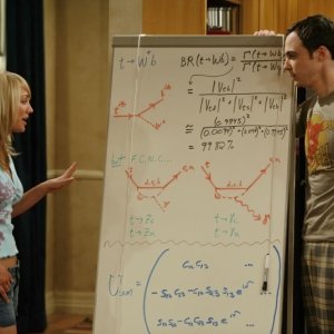 Jim Parsons e Kaley Cuoco nel pilot di The Big Bang Theory