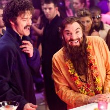 Justin Timberlake e Mike Myers in una scena del film The Love Guru